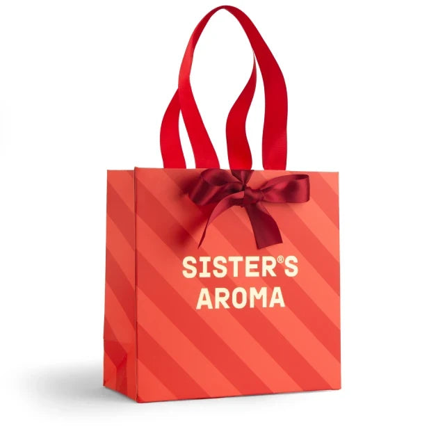 New Year's package, red with stripes