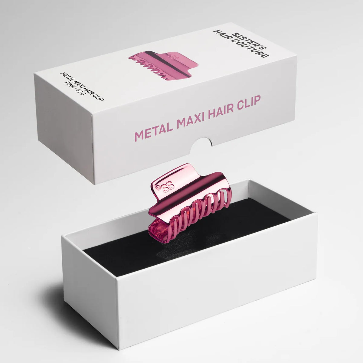 Metal Hair Clip | Pink Maxi