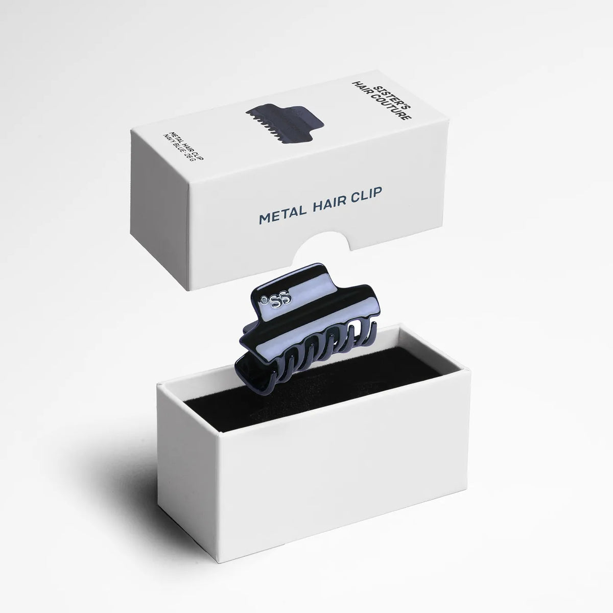 Metal Hair Clip | Navy blue