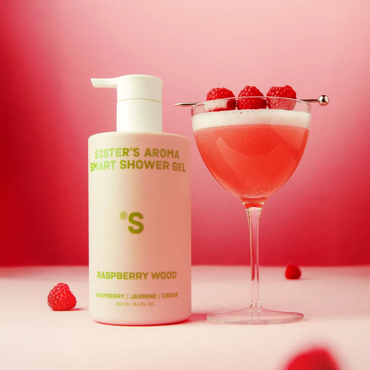 Smart Shower Gel RASPBERRY WOOD
