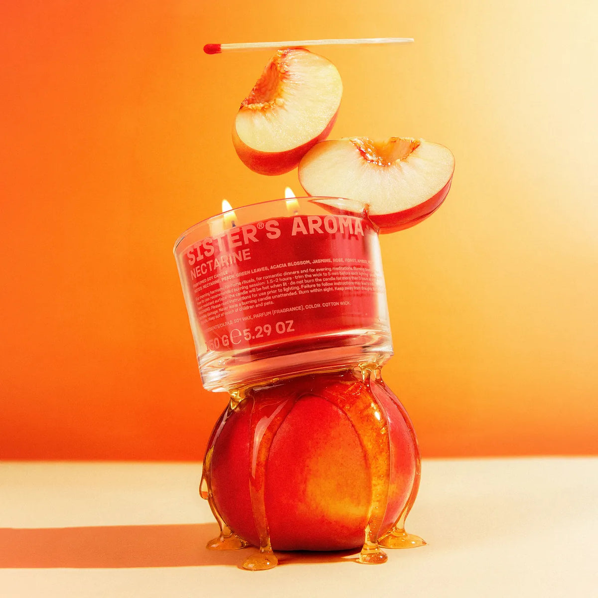 Scented Candle Nectarine