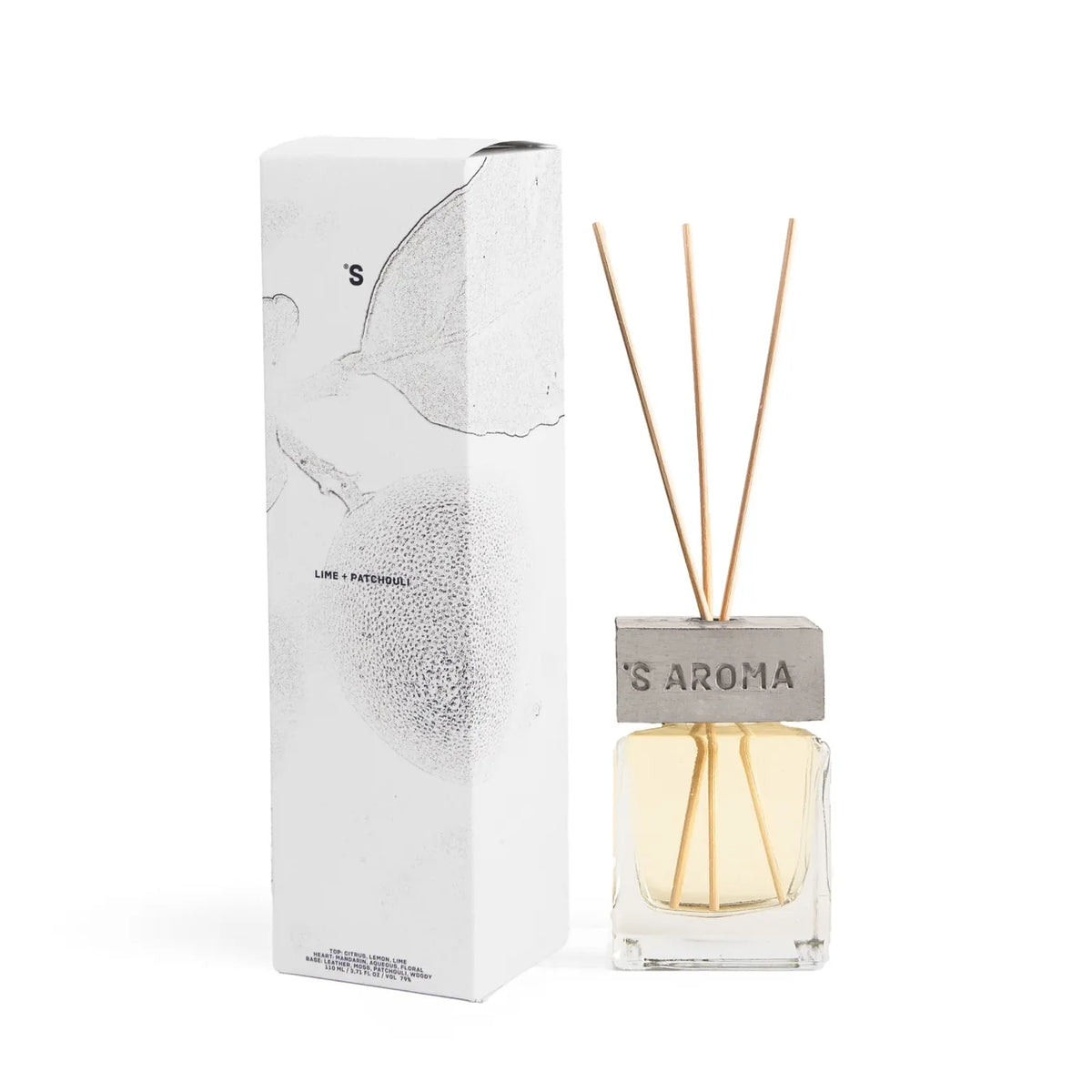 Home fragrance LIME + PATCHOULI