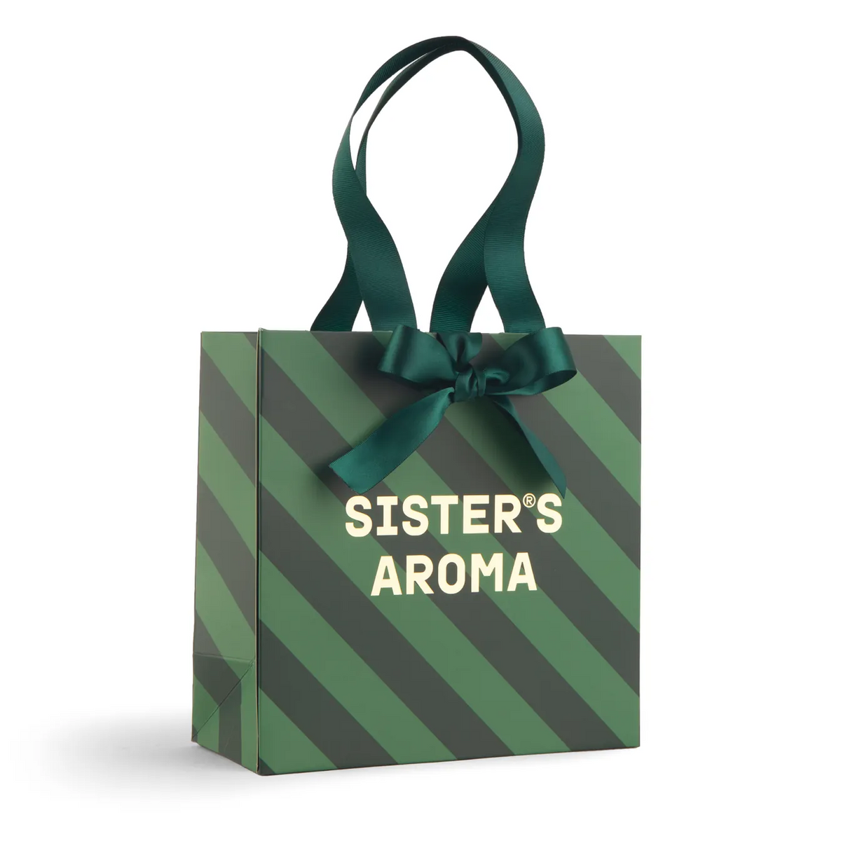 New Year's package, green with stripes