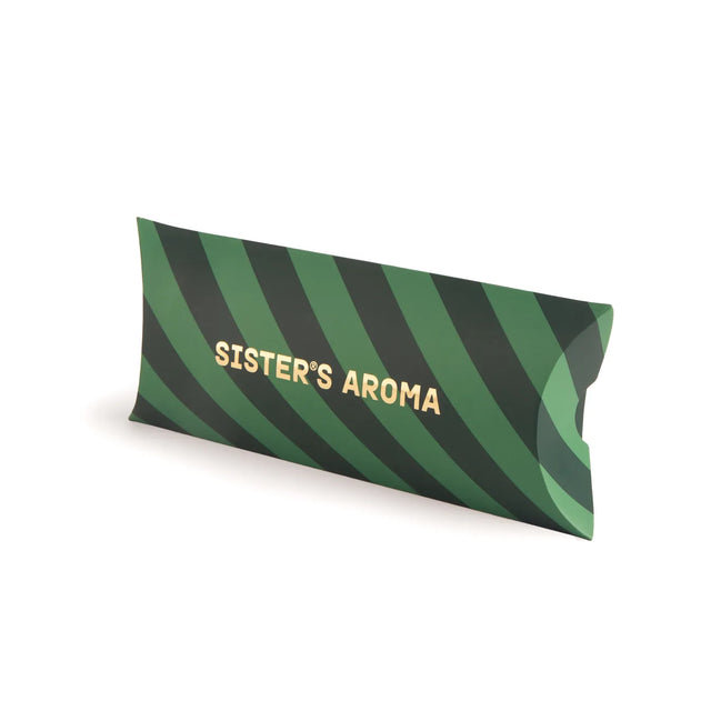 Green striped packaging