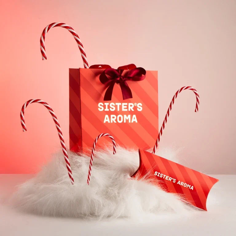 New Year's package, red with stripes (hover)