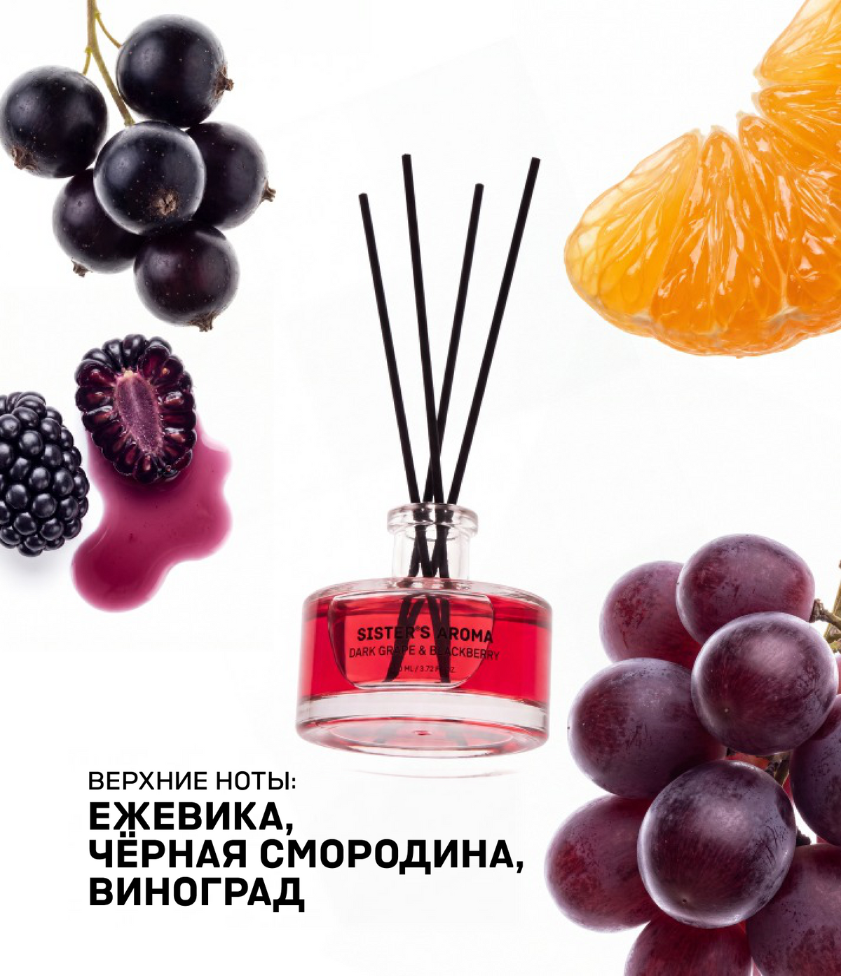 Аромат для дома ЧЕРНЫЙ ВИНОГРАД И ЕЖЕВИКА