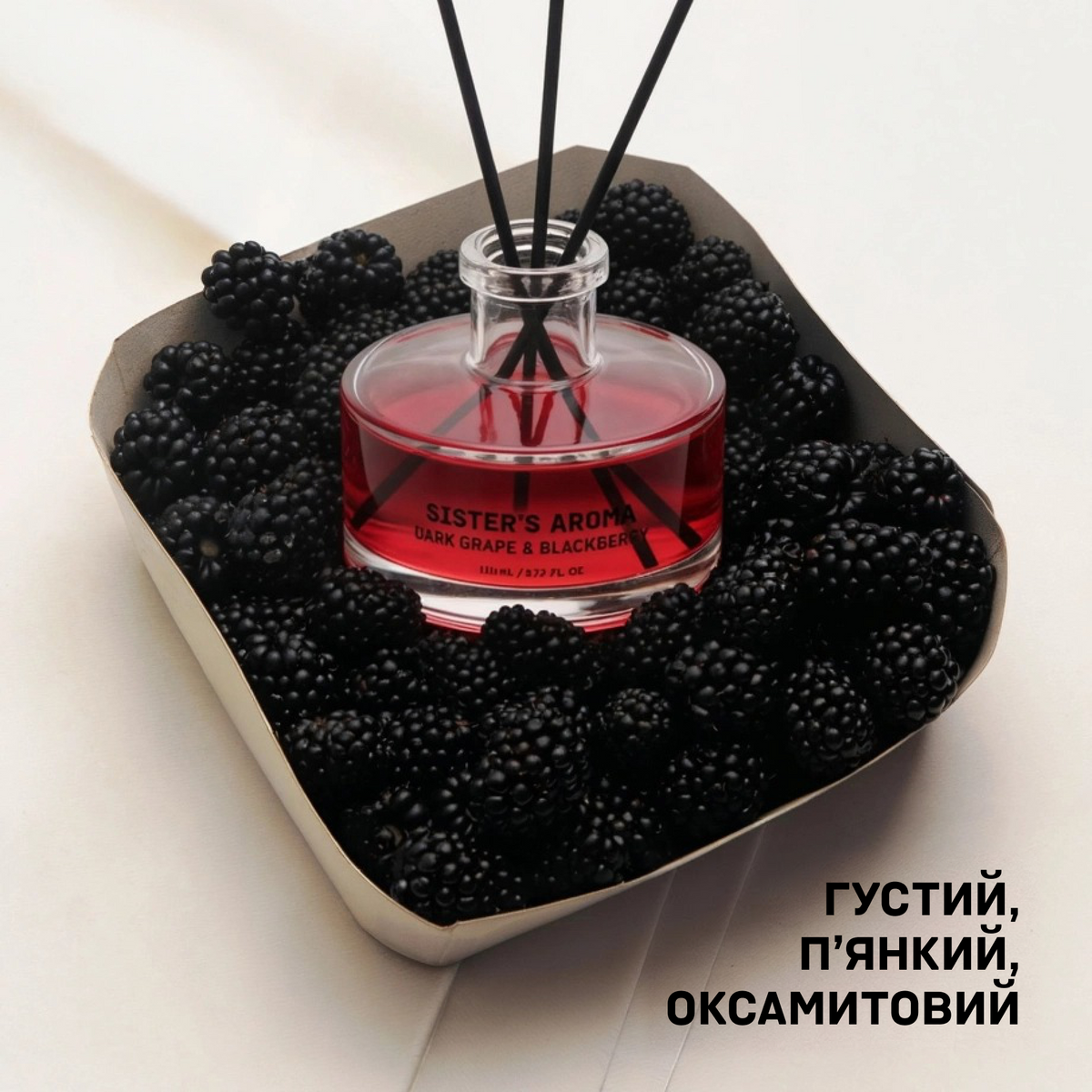 Аромат для дому ЧОРНИЙ ВИНОГРАД ТА ОЖИНА