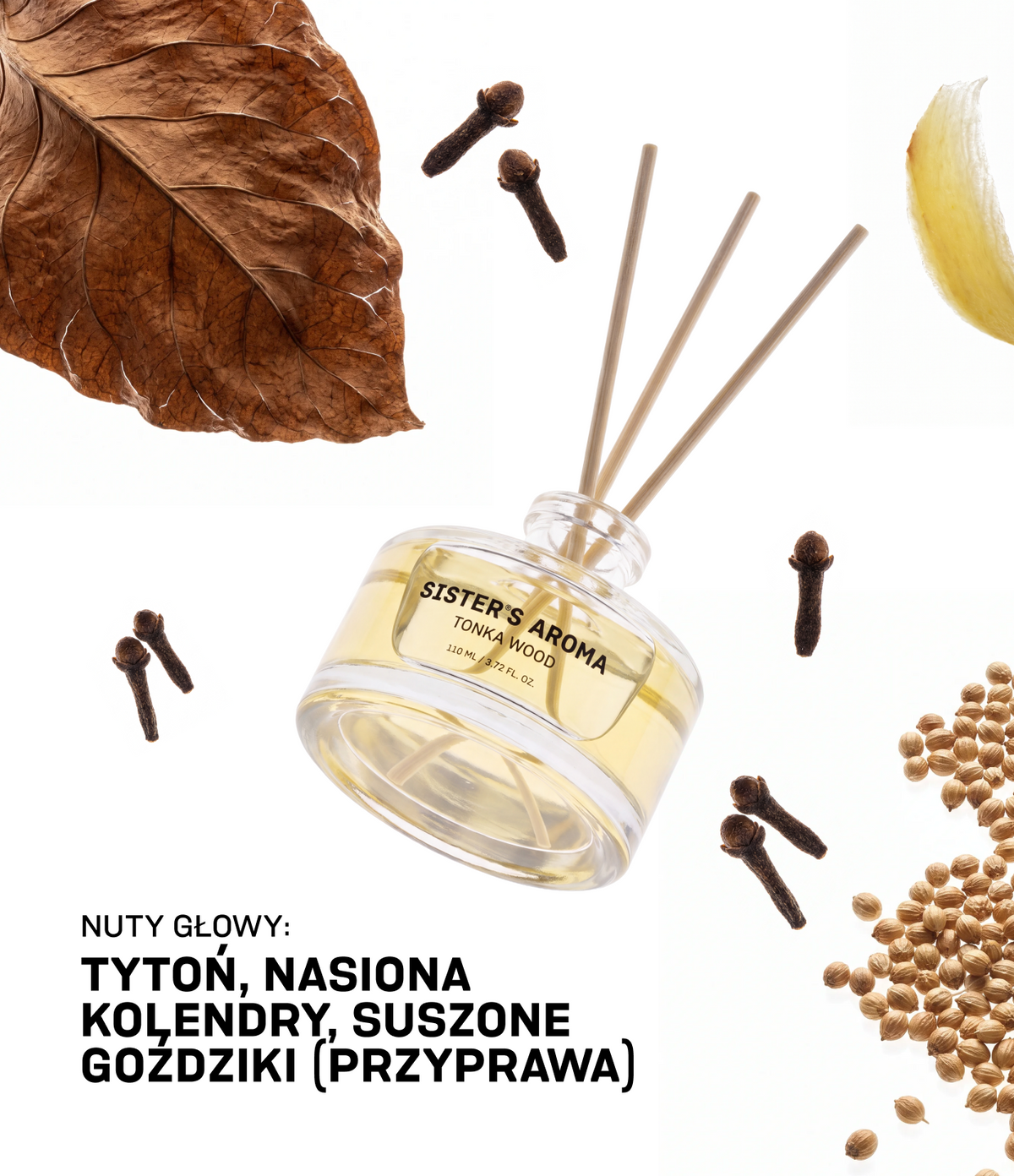 Zapach do wnętrz TONKA WOOD (Tobacco Vanille)