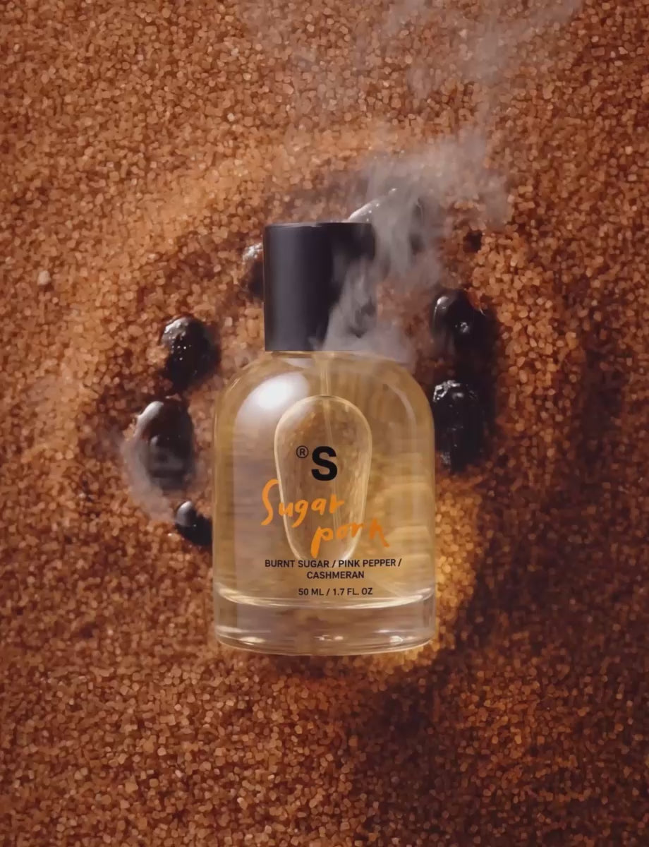 Sugar Porn perfume on brown sugar
