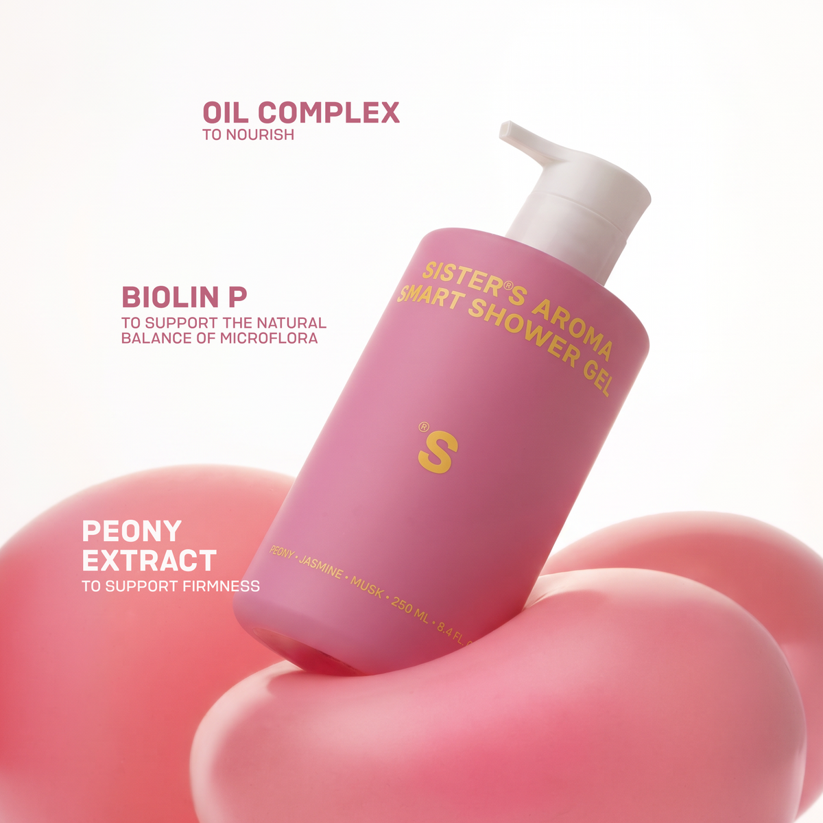 Smart shower gel Peony