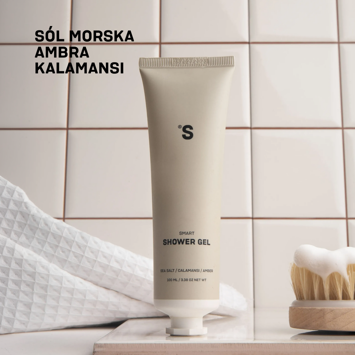 Smart żel pod prysznic travel size | Sea salt