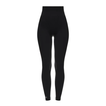 Seamless ribbed leggings Dark Graphite