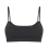 Seamless ribbed bra Dark graphite