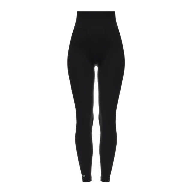 Seamless ribbed leggings Dark Graphite