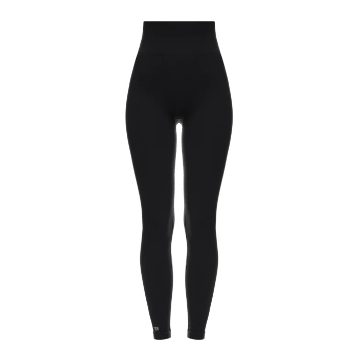 Seamless ribbed leggings Dark Graphite