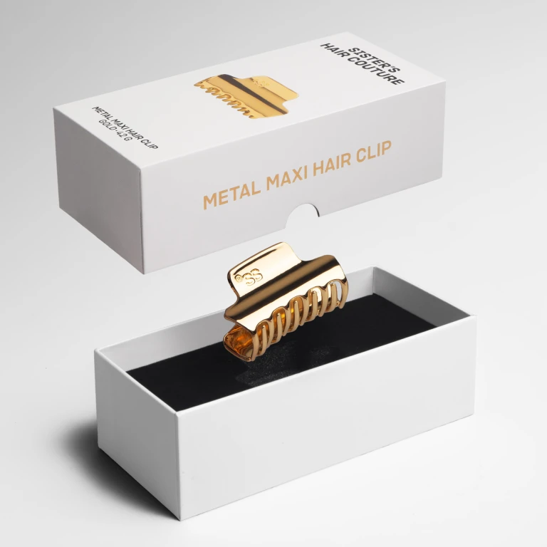 Metal Hair Clip | Gold Maxi