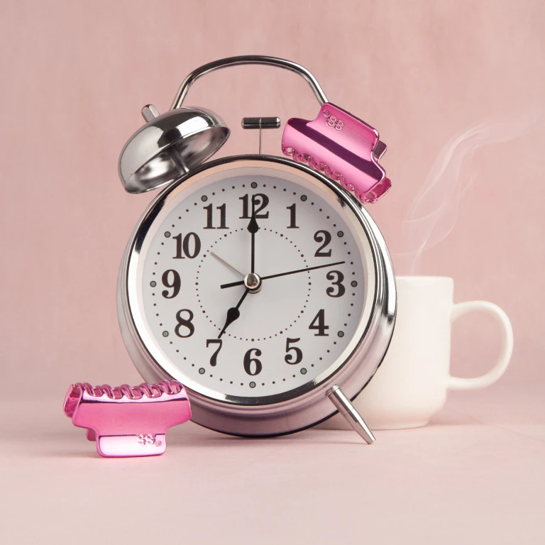 Metal Hair Clip | Pink