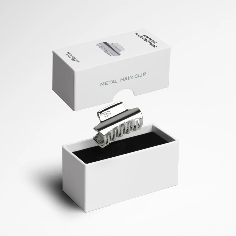 Metal Hair Clip | Silver