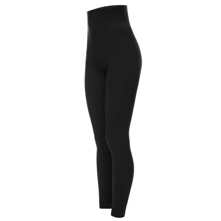 Seamless ribbed leggings Dark Graphite