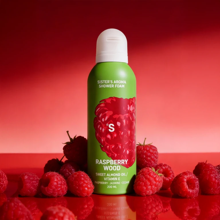 Shower Foam RASPBERRY WOOD