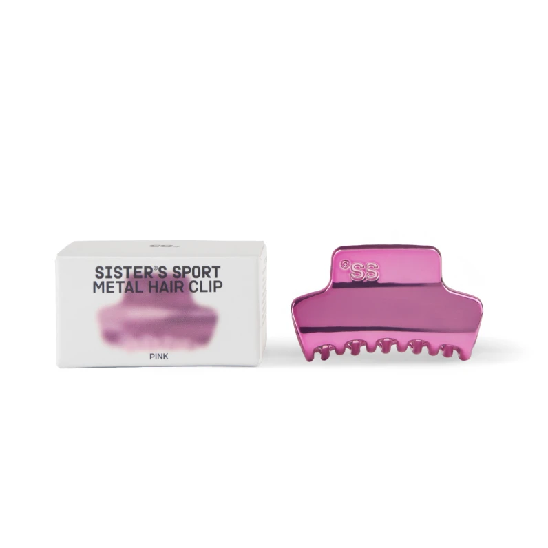 Metal Hair Clip | Pink