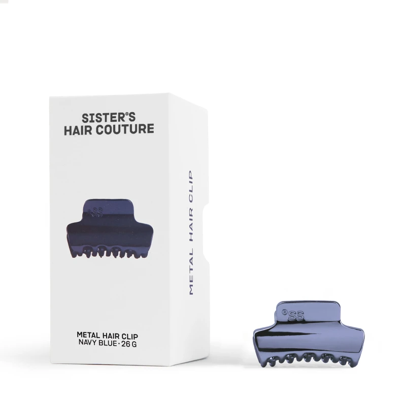 Metal Hair Clip | Navy blue